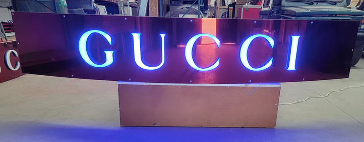Vintage Original Gucci Sign