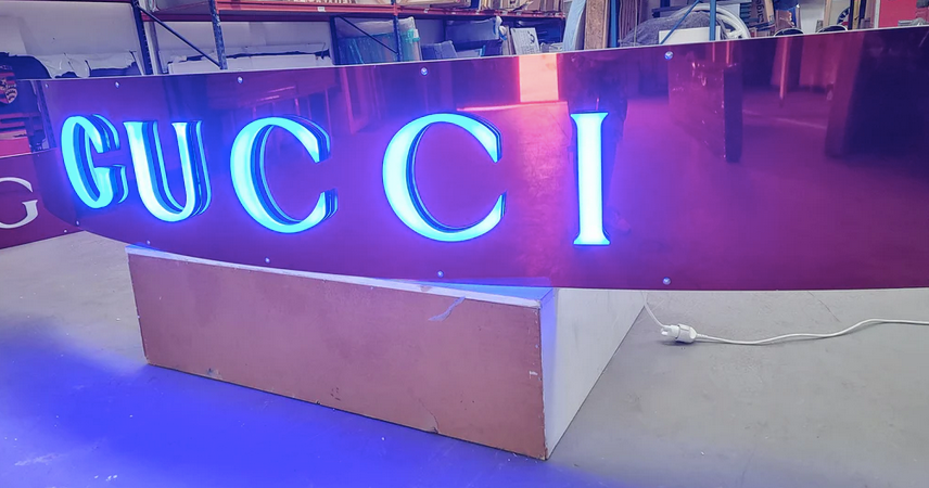Vintage Original Gucci Sign