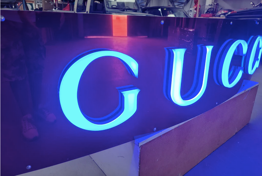 Vintage Original Gucci Sign