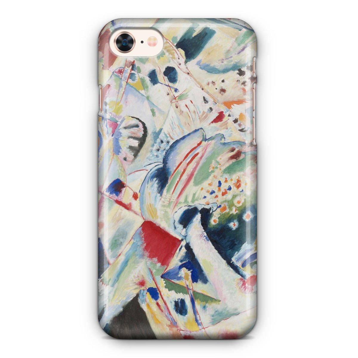 Queen of Cases Hard Shell Phone Case - Kandinsky Abstract Art Painting