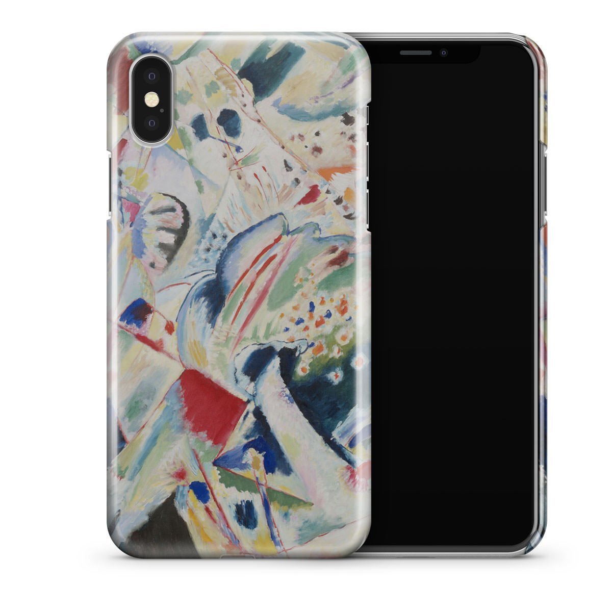 Queen of Cases Hard Shell Phone Case - Kandinsky Abstract Art Painting