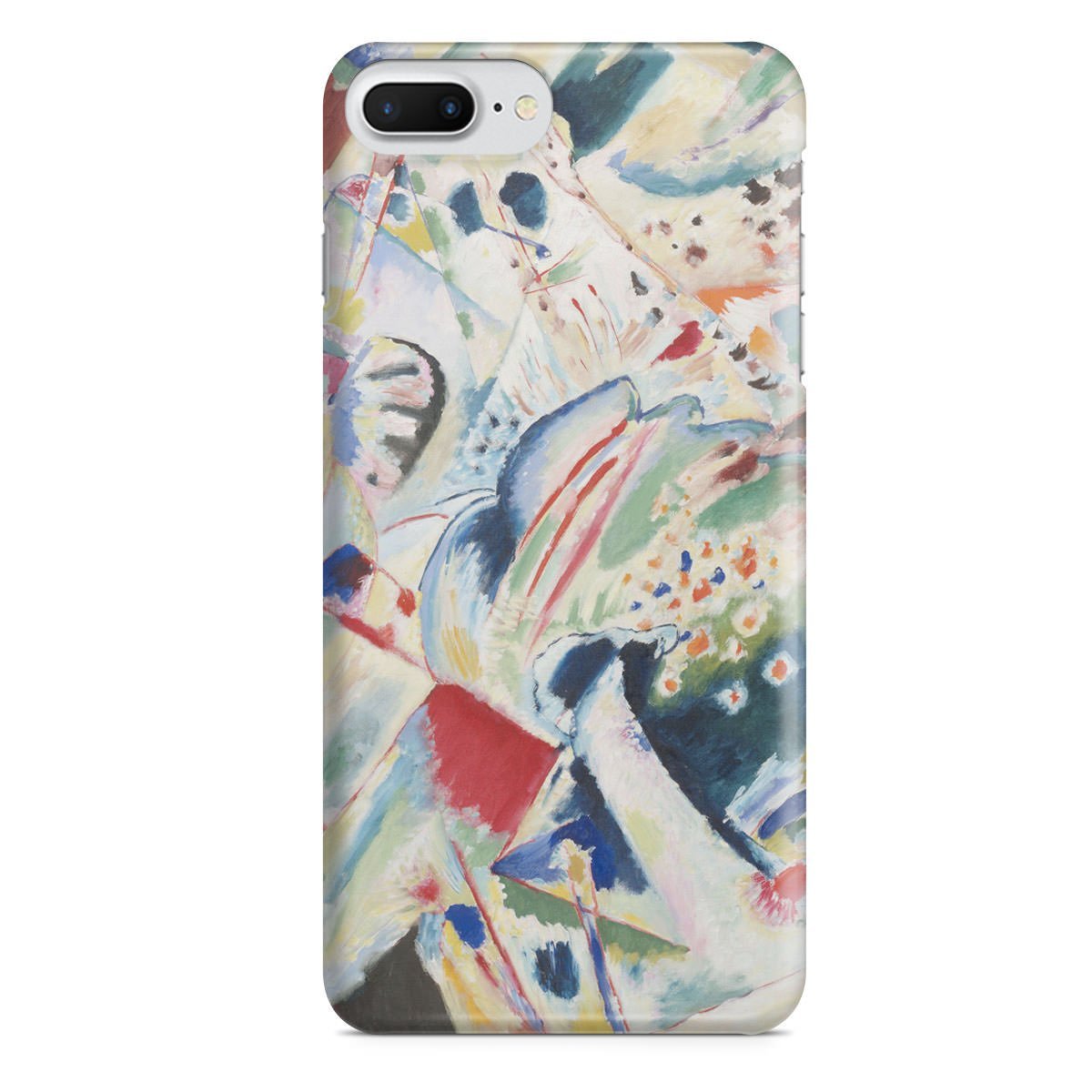 Queen of Cases Hard Shell Phone Case - Kandinsky Abstract Art Painting