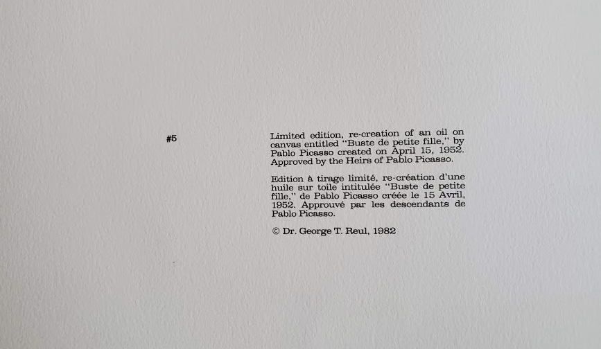 Buste de Petite Fille