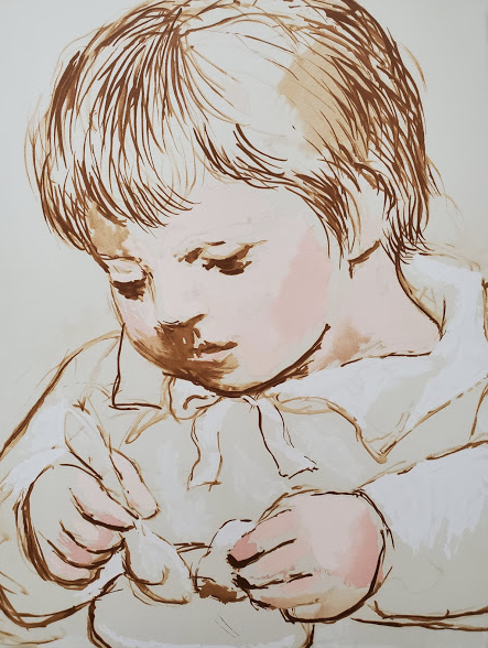 Enfant Dejeunant