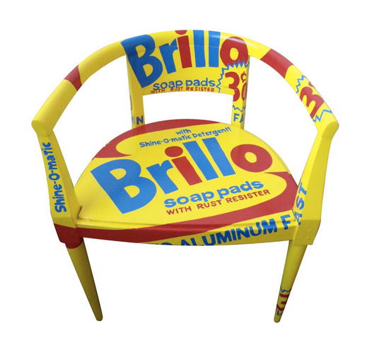 Pop Art "Brillo I" Vintage Armchair