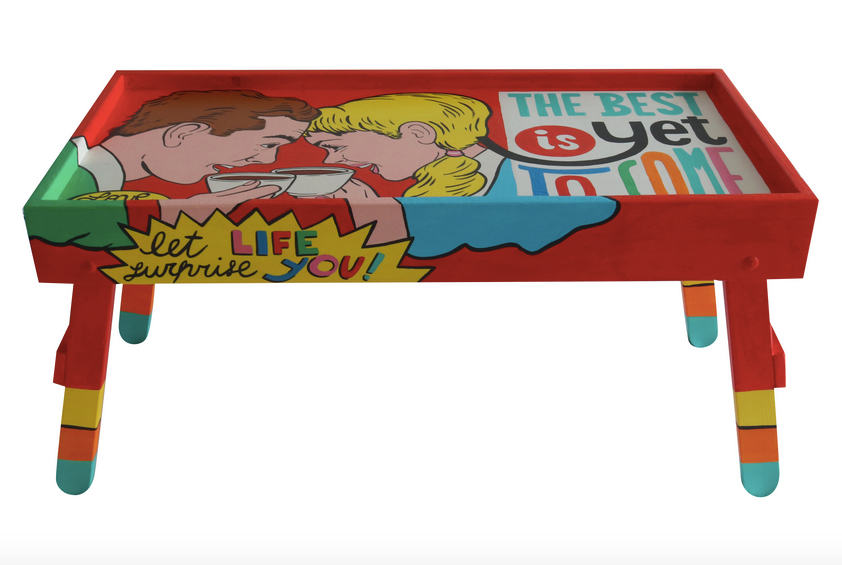 Pop Art Folding Small Table