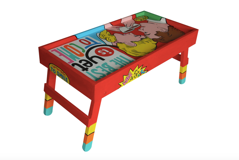 Pop Art Folding Small Table