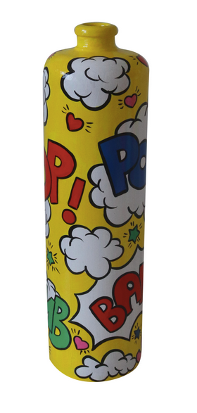 Comic Theme Ceramic Flower Vase