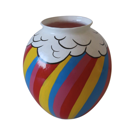 Shower of Colors Glass Vase