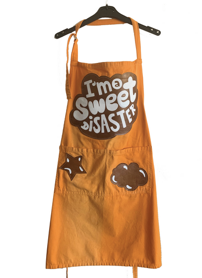 "I'm A Sweet Disaster" Art Apron