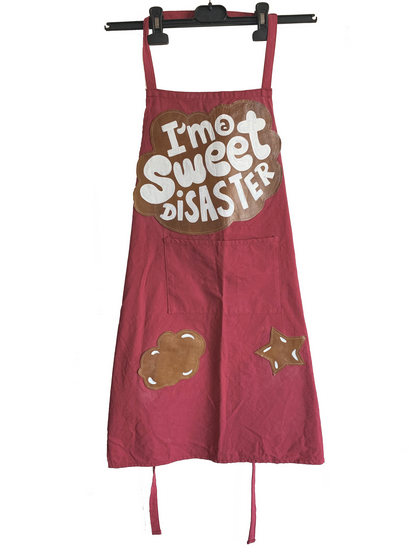 "I'm A Sweet Disaster" Art Apron
