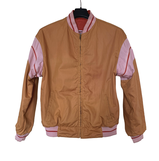 Vintage Red Leather Jacket "Good Girls"