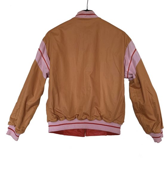 Vintage Red Leather Jacket "Good Girls"