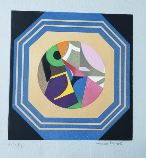 Triptych Aquatint "Kaleidoscope" suite of 3