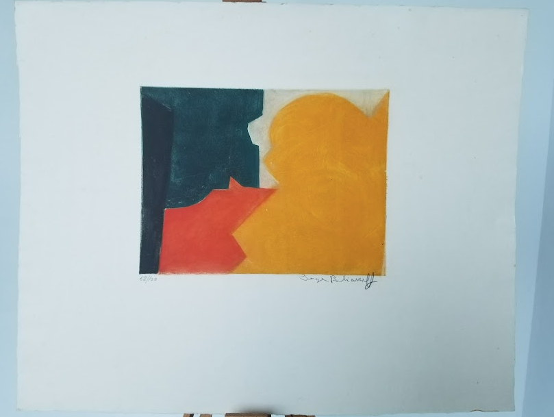 Yellow, Orange, White and Black