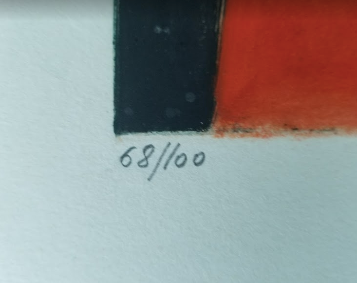 Yellow, Orange, White and Black