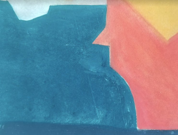 Yellow, Orange, White and Black