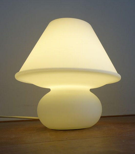 Glasshütte Limburg Mushroom lamp set of 2