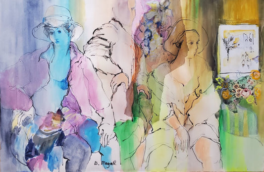 Seated women