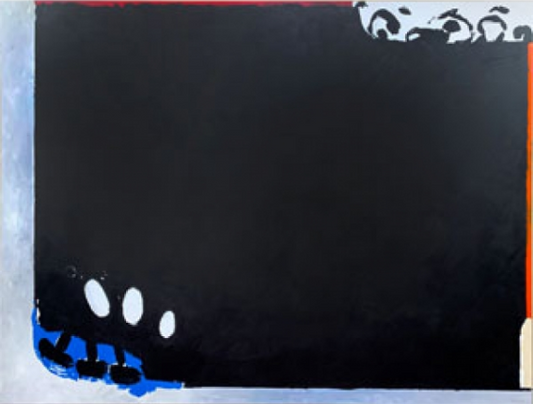 Blue on Black