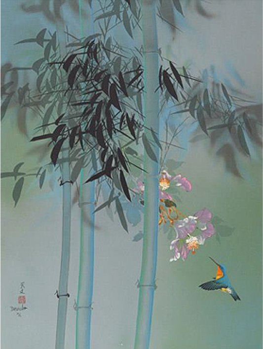 Bamboo And Hummingbird