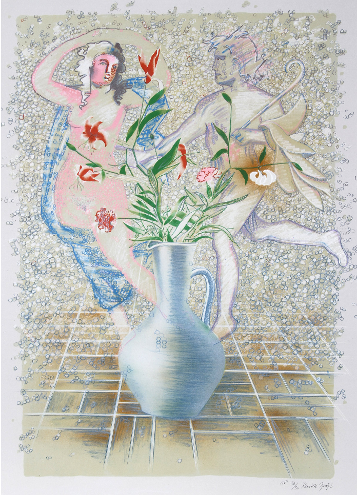 Lilies, Carnations & Stones