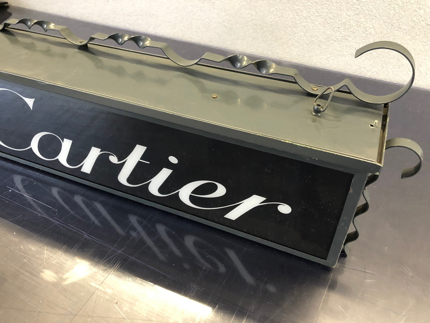 1970's Vintage Original Store Front Cartier Sign