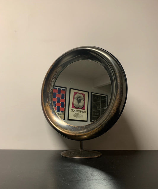 Bronze 1960's Gaetano Missaglia Tabletop Mirror