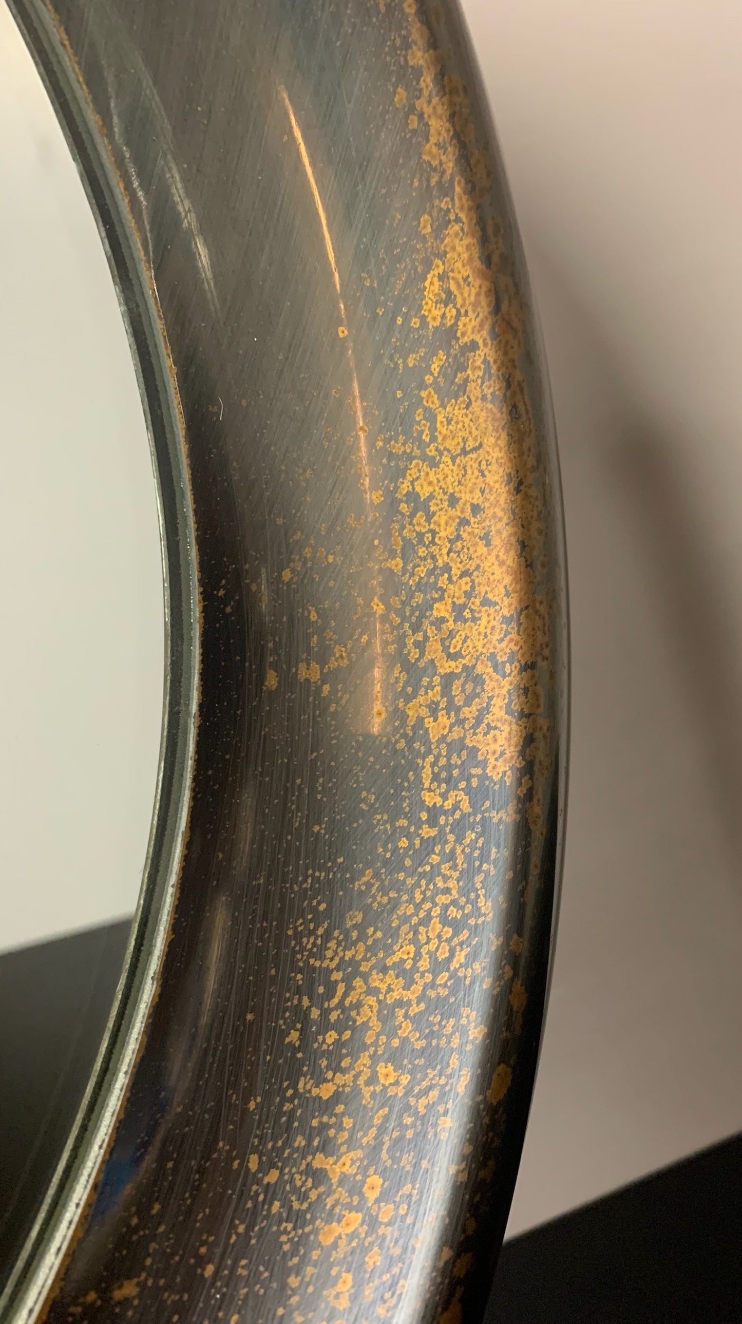 Bronze 1960's Gaetano Missaglia Tabletop Mirror