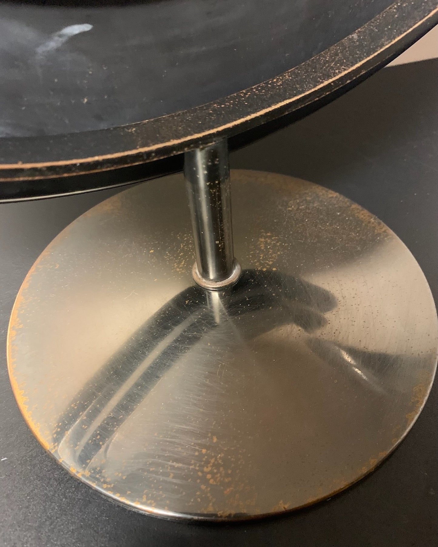 Bronze 1960's Gaetano Missaglia Tabletop Mirror