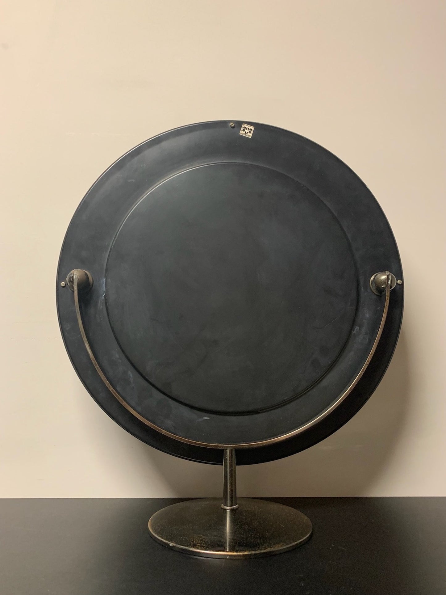 Bronze 1960's Gaetano Missaglia Tabletop Mirror