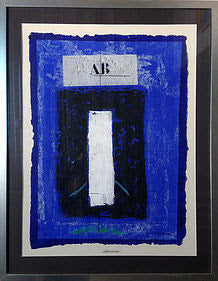 Verticale Blanche sur bleu book V 1999