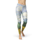 Vincent Van Gogh Fine Art Painting Fleece Leggings for Women Sizes XS-3XL Fleece Winter Warm