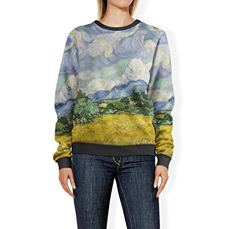 Vincent Van Gogh Fine Art Painting Sweatshirt