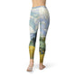 Vincent Van Gogh Fine Art Painting Fleece Leggings for Women Sizes XS-3XL Fleece Winter Warm