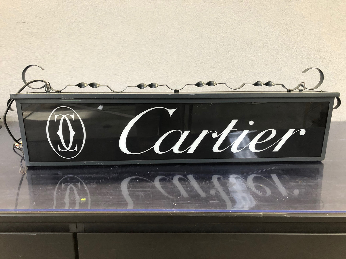 1970's Vintage Original Store Front Cartier Sign