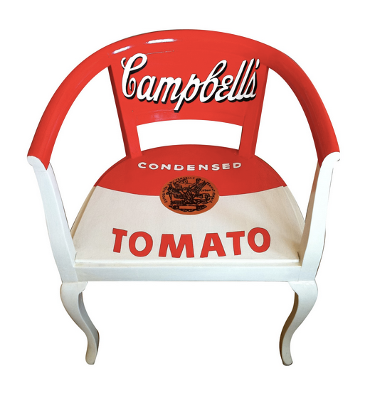 Campbell Tomato Soup Vintage Armchair