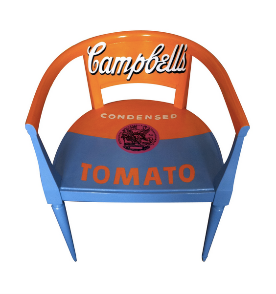 Campbell's "Tomato Soup II" Vintage Armchair