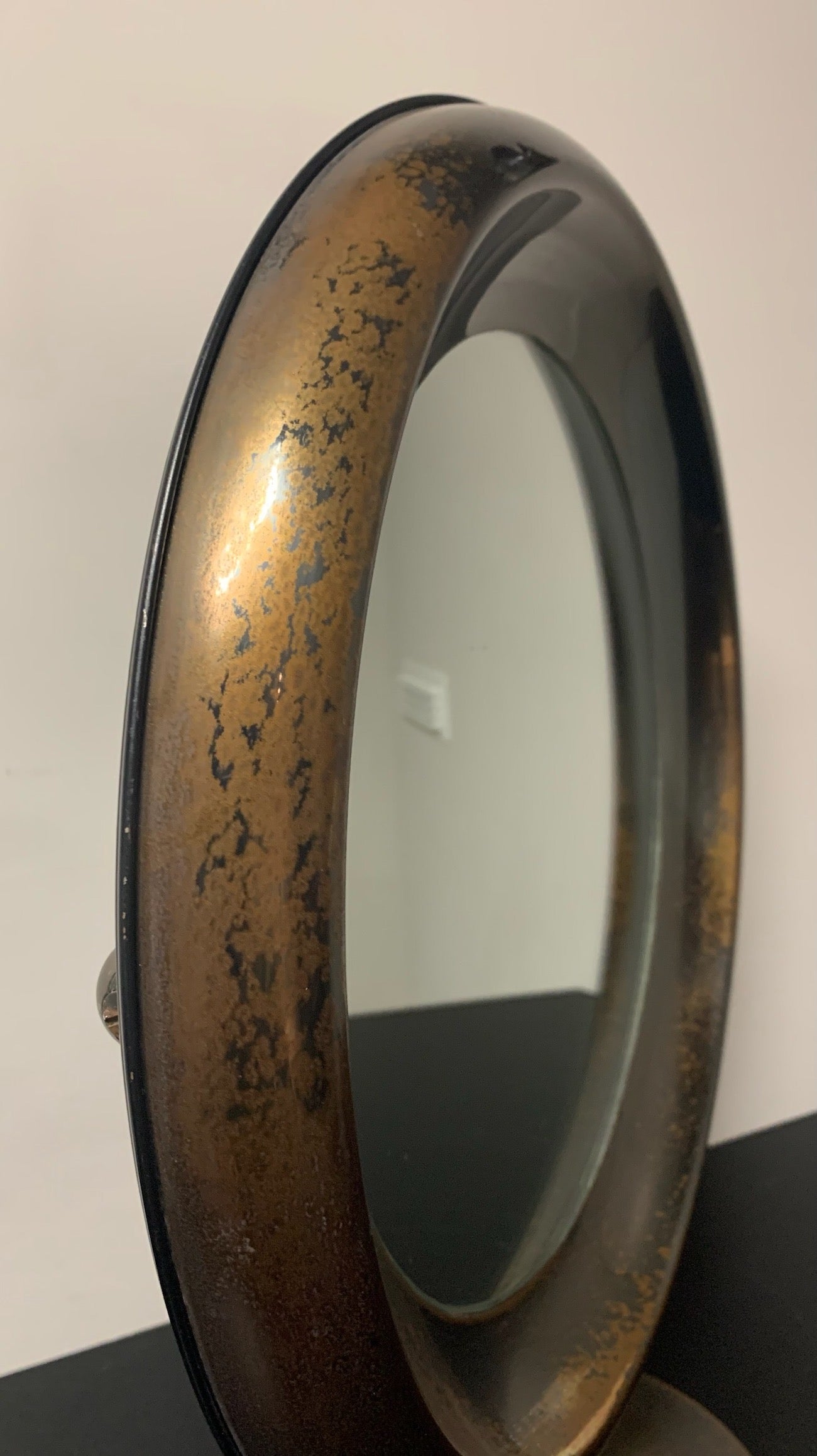 Bronze 1960's Gaetano Missaglia Tabletop Mirror