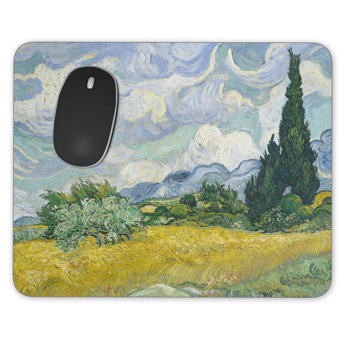 Vincent Van Gogh Fine Art Painting Mousepad - Rectangle Mousepad - Neoprene for Optical & Laser Mouse